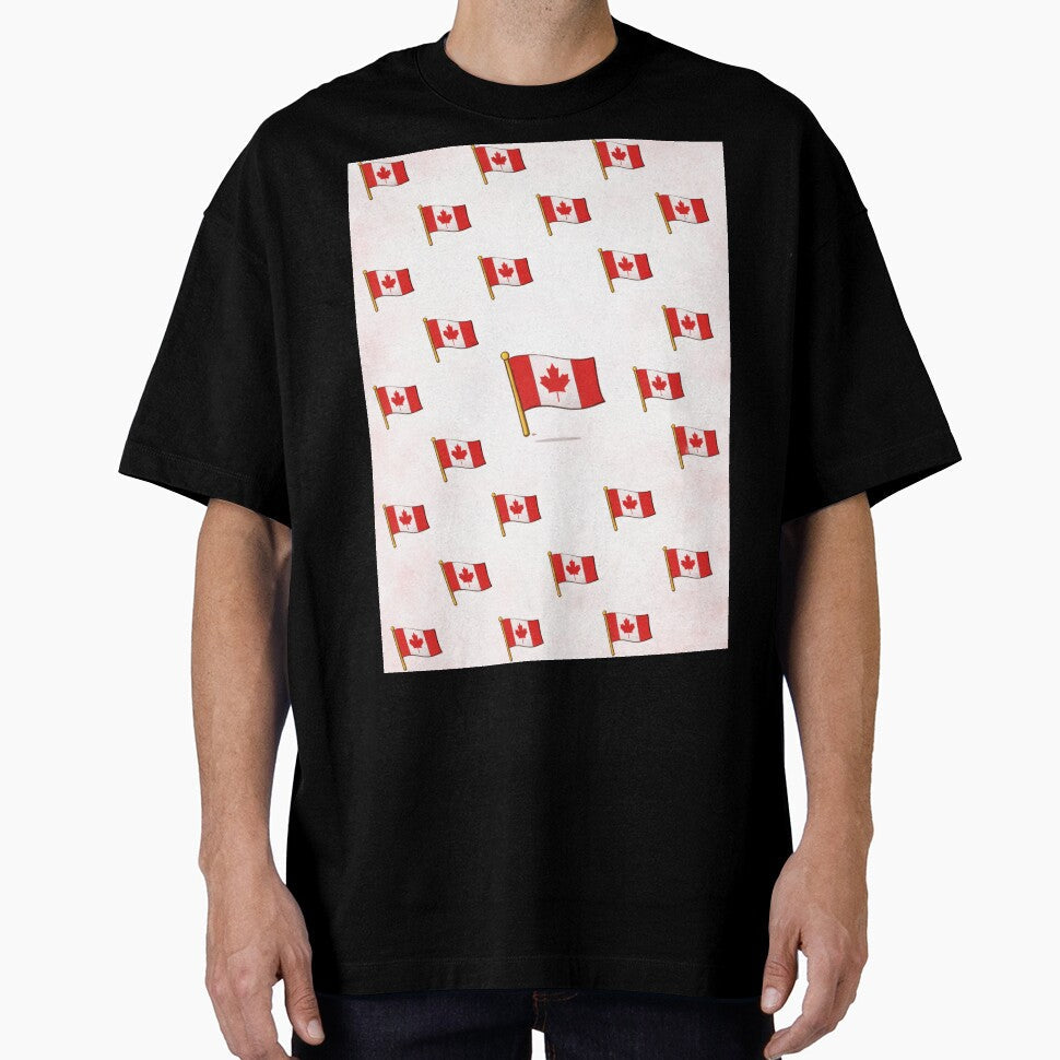 Canada Flag Pattern  Canadian Flag Design by TheJobbr Unisex T-shirt, Sweatshirt, Hoodie, Long Sleeve Tee - T-Shirt, Sweatshirt, Hoodie