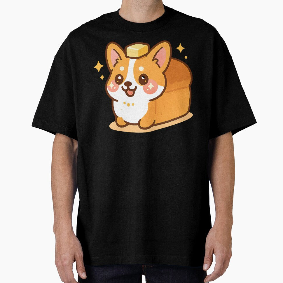 Cute Kawaii Corgi, Bread Loaf Corgi, Kawaii Corgi by graphic-genie Unisex T-shirt, Sweatshirt, Hoodie, Long Sleeve Tee - T-Shirt, Sweatshirt, Hoodie