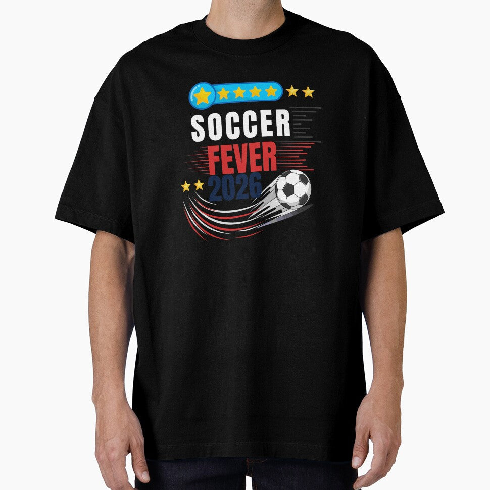 Soccer Fever 2026 USA Fan Shirt  American Football Vibes by M.Store Unisex T-shirt, Sweatshirt, Hoodie, Long Sleeve Tee - T-Shirt, Sweatshirt, Hoodie