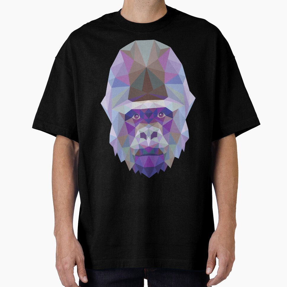 Gorilla Head Polygon by Fairyjam Unisex T-shirt, Sweatshirt, Hoodie, Long Sleeve Tee - T-Shirt, Sweatshirt, Hoodie