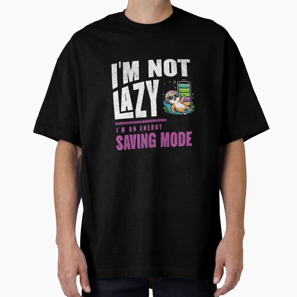 I'm not lazy, i'm on energy saving mode, meerkat by bluesquidink Unisex T-shirt, Sweatshirt, Hoodie, Long Sleeve Tee - T-Shirt, Sweatshirt, Hoodie