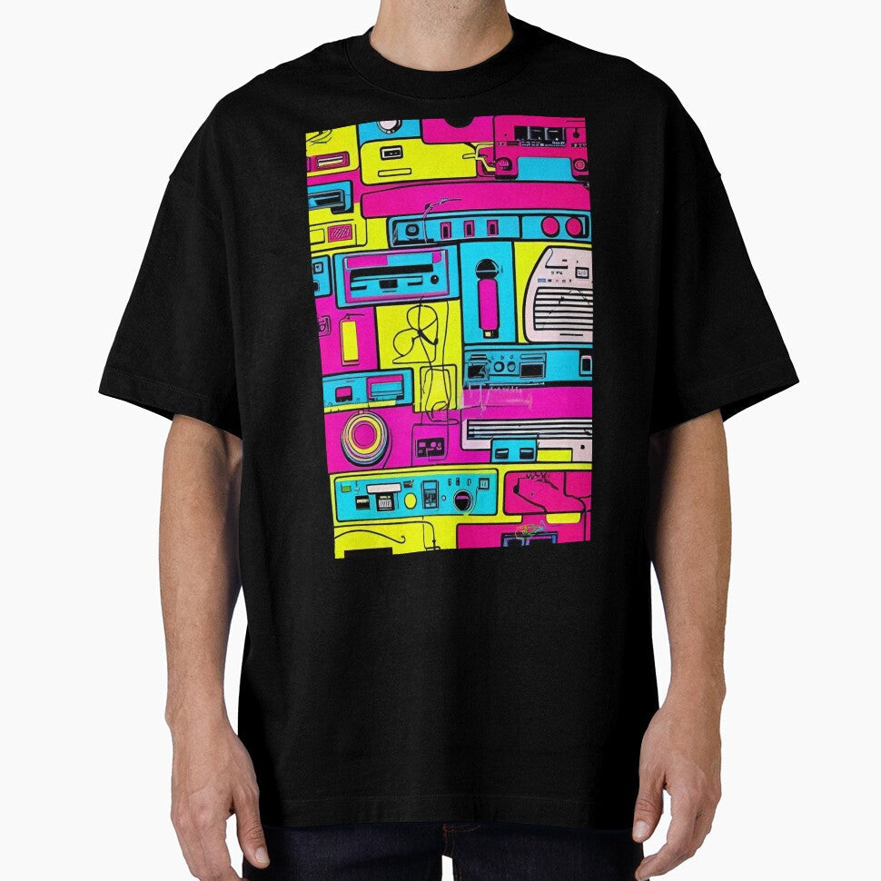 80s Pop Art Vibes 103 by Benito Del Ray Unisex T-shirt, Sweatshirt, Hoodie, Long Sleeve Tee - T-Shirt, Sweatshirt, Hoodie