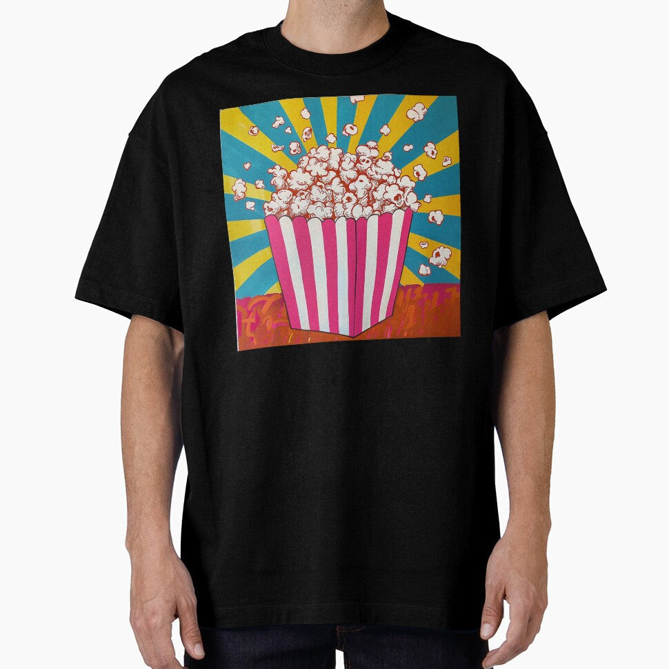 Movie Popcorn Pop Art 3 by AstroRisq Unisex T-shirt, Sweatshirt, Hoodie, Long Sleeve Tee - T-Shirt, Sweatshirt, Hoodie