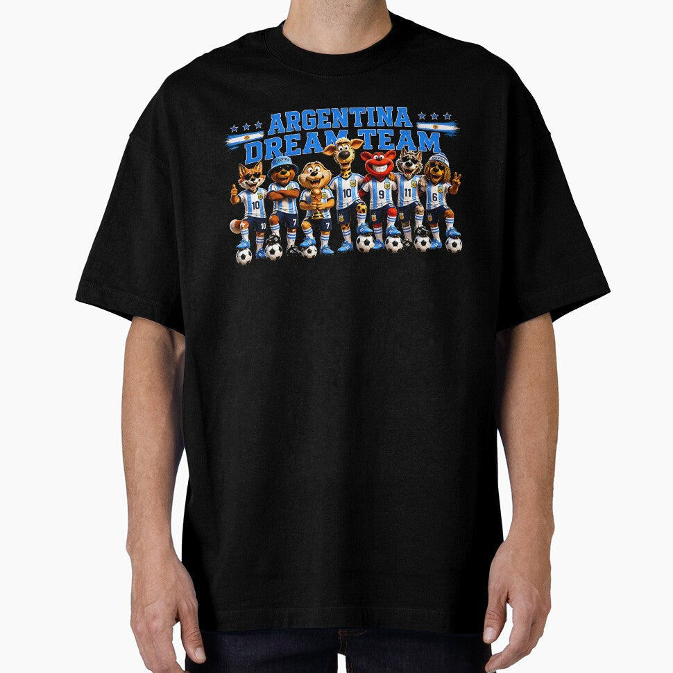 Argentina Soccer Dream Team by WabiSabiSjak Unisex T-shirt, Sweatshirt, Hoodie, Long Sleeve Tee - T-Shirt, Sweatshirt, Hoodie
