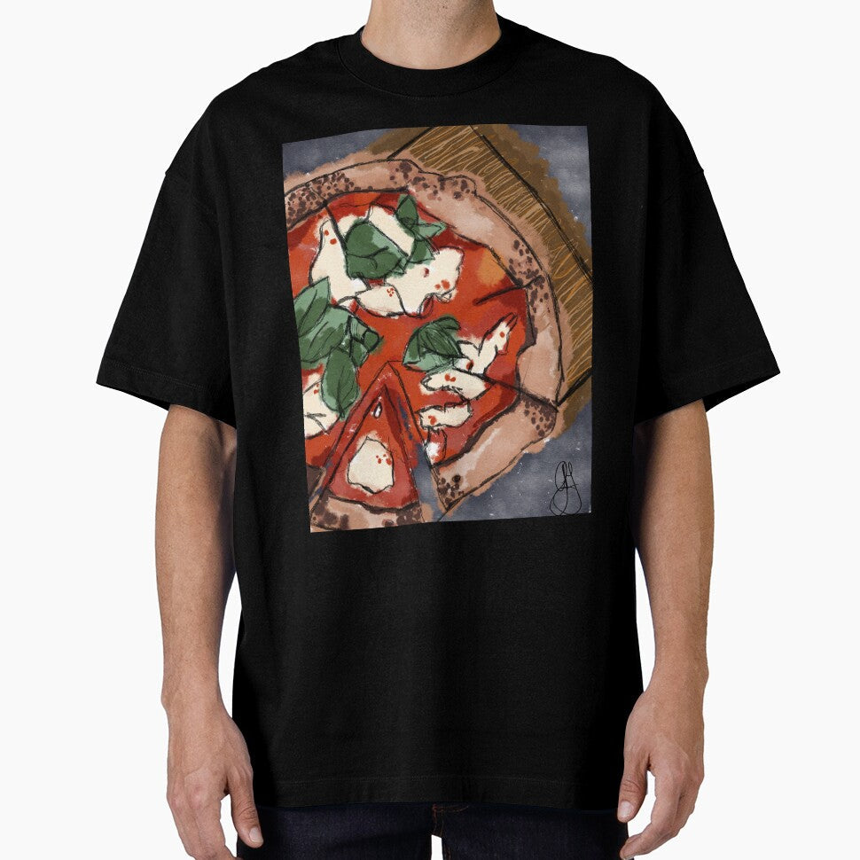 In pizza we trust by Giulia Frati Unisex T-shirt, Sweatshirt, Hoodie, Long Sleeve Tee - T-Shirt, Sweatshirt, Hoodie