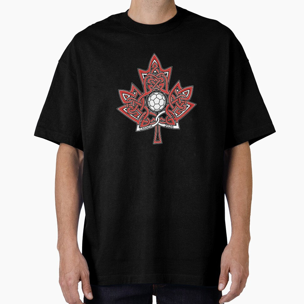 Interwoven Maple Leaf Canada Soccer 2026 T-Shirt_83135197 by gidget-gadget Unisex T-shirt, Sweatshirt, Hoodie, Long Sleeve Tee - T-Shirt, Sweatshirt, Hoodie