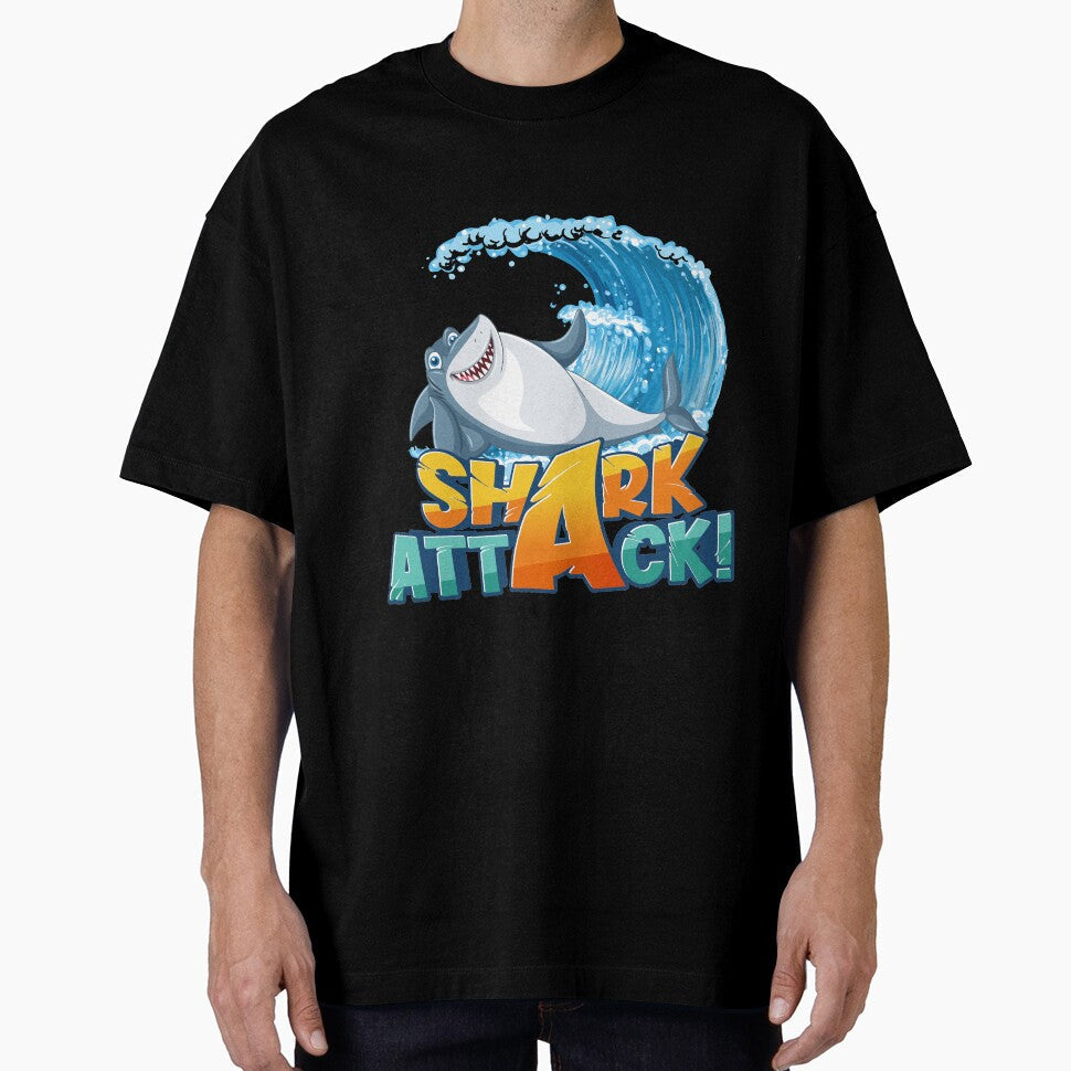 shark attack by LOSMISHOP Unisex T-shirt, Sweatshirt, Hoodie, Long Sleeve Tee - T-Shirt, Sweatshirt, Hoodie