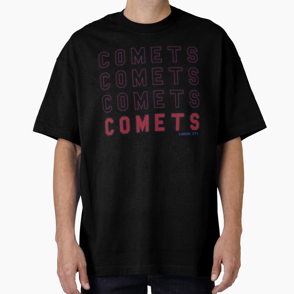 Comets Comets Comets Comets in Red by calliew1217 Unisex T-shirt, Sweatshirt, Hoodie, Long Sleeve Tee - T-Shirt, Sweatshirt, Hoodie
