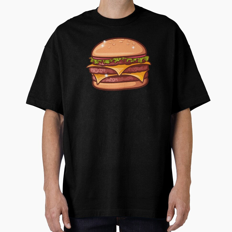 Cheeseburger by KD Merch Unisex T-shirt, Sweatshirt, Hoodie, Long Sleeve Tee - T-Shirt, Sweatshirt, Hoodie