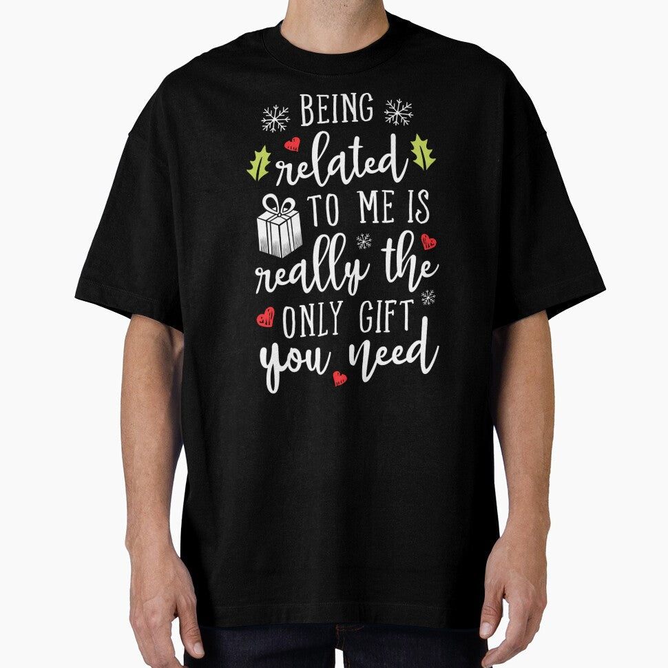Being Related To Me Funny Christmas Family Xmas Pajamas  Short Sleeve by alkalfndaor Unisex T-shirt, Sweatshirt, Hoodie, Long Sleeve Tee - T-Shirt, Sweatshirt, Hoodie