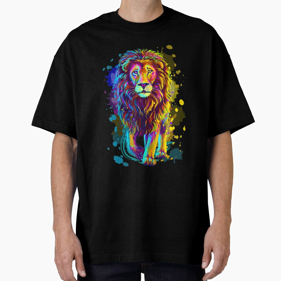 Cool Colorful Wild Lion Stylish  Lion Graphic Design by UKAmobile Unisex T-shirt, Sweatshirt, Hoodie, Long Sleeve Tee - T-Shirt, Sweatshirt, Hoodie