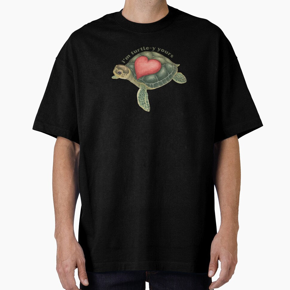 Im Turtle-y Yours - Cute Pun | TeeHee Puns Funny Design by TeeHee Puns Unisex T-shirt, Sweatshirt, Hoodie, Long Sleeve Tee - T-Shirt, Sweatshirt, Hoodie