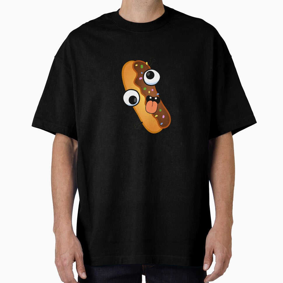 Freak-clair Funny Eclair Pun by punnybone Unisex T-shirt, Sweatshirt, Hoodie, Long Sleeve Tee - T-Shirt, Sweatshirt, Hoodie