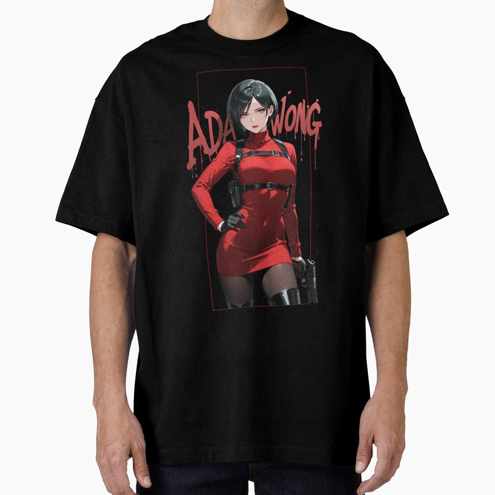 Resident Evil Ada Wong: Poise Under Fire by NarwhalXV Unisex T-shirt, Sweatshirt, Hoodie, Long Sleeve Tee - T-Shirt, Sweatshirt, Hoodie