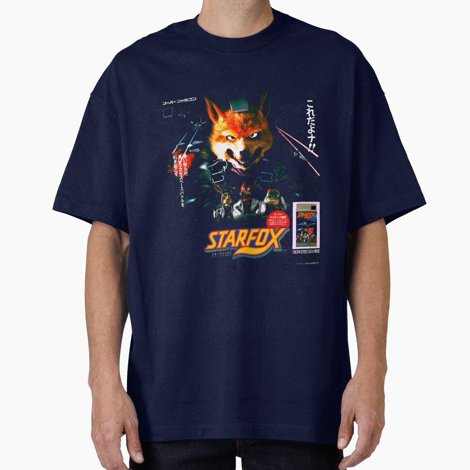 Vintage Japanese Star Fox Ad - Super Famicom Retro Game Ad by WHAT THE SHIRT Unisex T-shirt, Sweatshirt, Hoodie, Long Sleeve Tee - T-Shirt, Sweatshirt, Hoodie