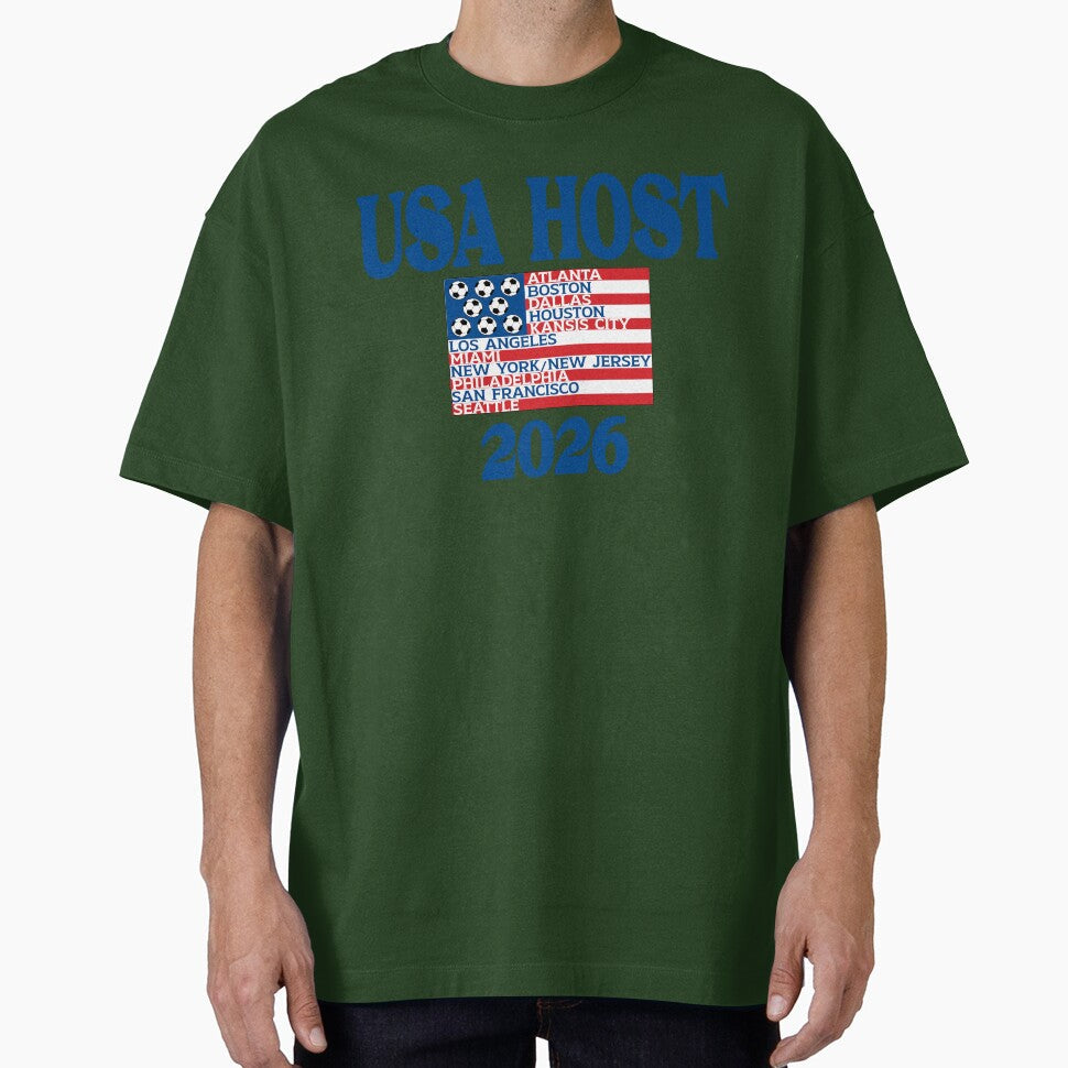 WORLD CUP26 USA Host Country art by Colorfulman Unisex T-shirt, Sweatshirt, Hoodie, Long Sleeve Tee - T-Shirt, Sweatshirt, Hoodie