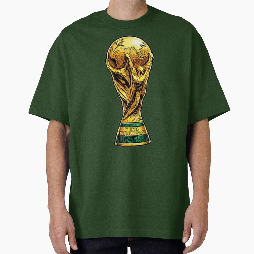 Golden Football Championship Trophy Sports Art by TeeStyle.mr Unisex T-shirt, Sweatshirt, Hoodie, Long Sleeve Tee - T-Shirt, Sweatshirt, Hoodie