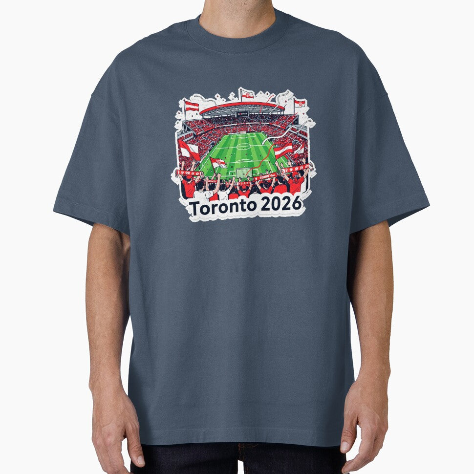 Toronto 2026 Stadium Soccer by Modefissi Unisex T-shirt, Sweatshirt, Hoodie, Long Sleeve Tee - T-Shirt, Sweatshirt, Hoodie
