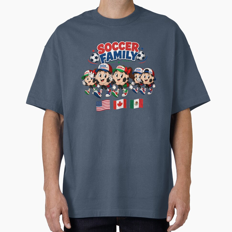 Soccer Family by Moko7 Unisex T-shirt, Sweatshirt, Hoodie, Long Sleeve Tee - T-Shirt, Sweatshirt, Hoodie