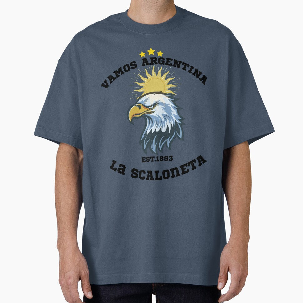 Vamos Argentina Eagle Football Fan Graphic by WildTrace Unisex T-shirt, Sweatshirt, Hoodie, Long Sleeve Tee - T-Shirt, Sweatshirt, Hoodie