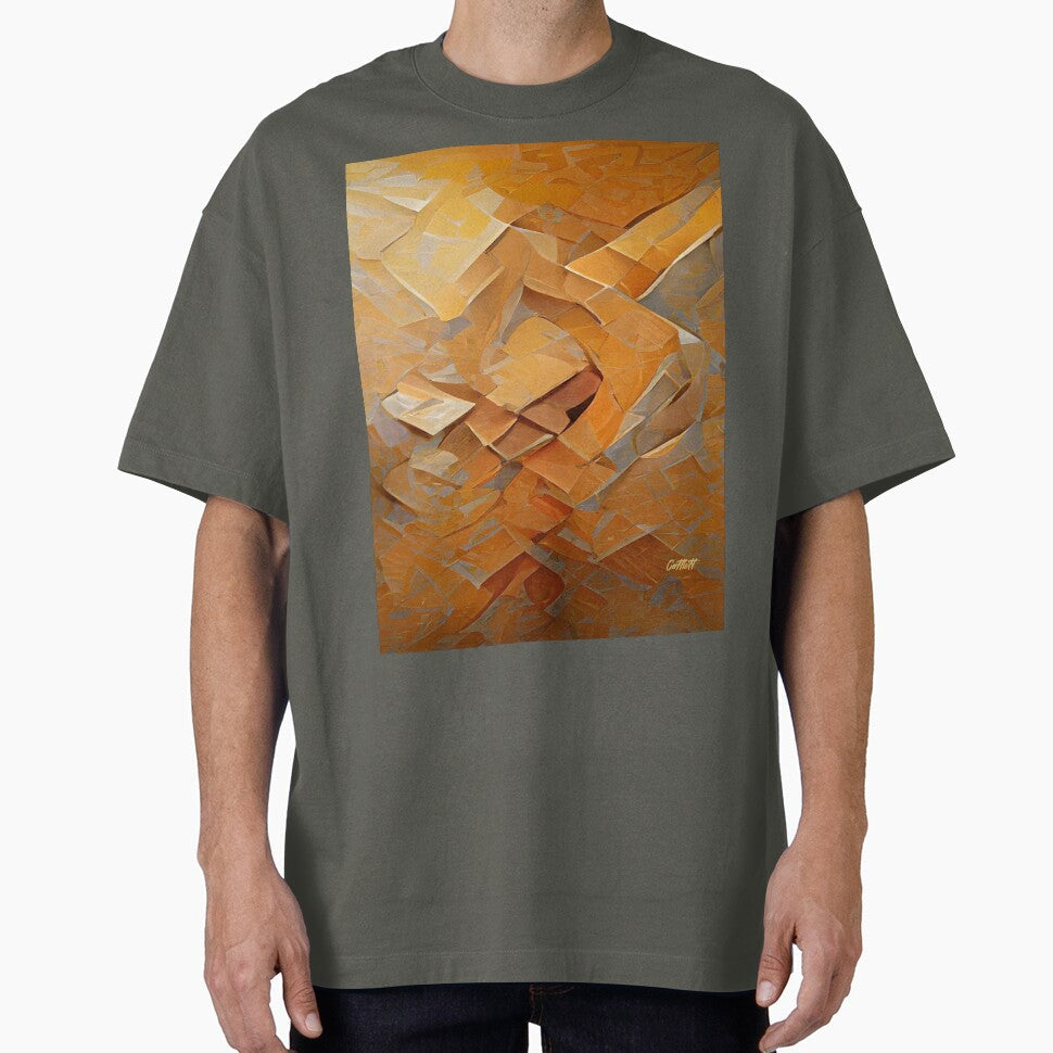 Modern Abstract Art - Orange Abstract by CattlettArt Unisex T-shirt, Sweatshirt, Hoodie, Long Sleeve Tee - T-Shirt, Sweatshirt, Hoodie