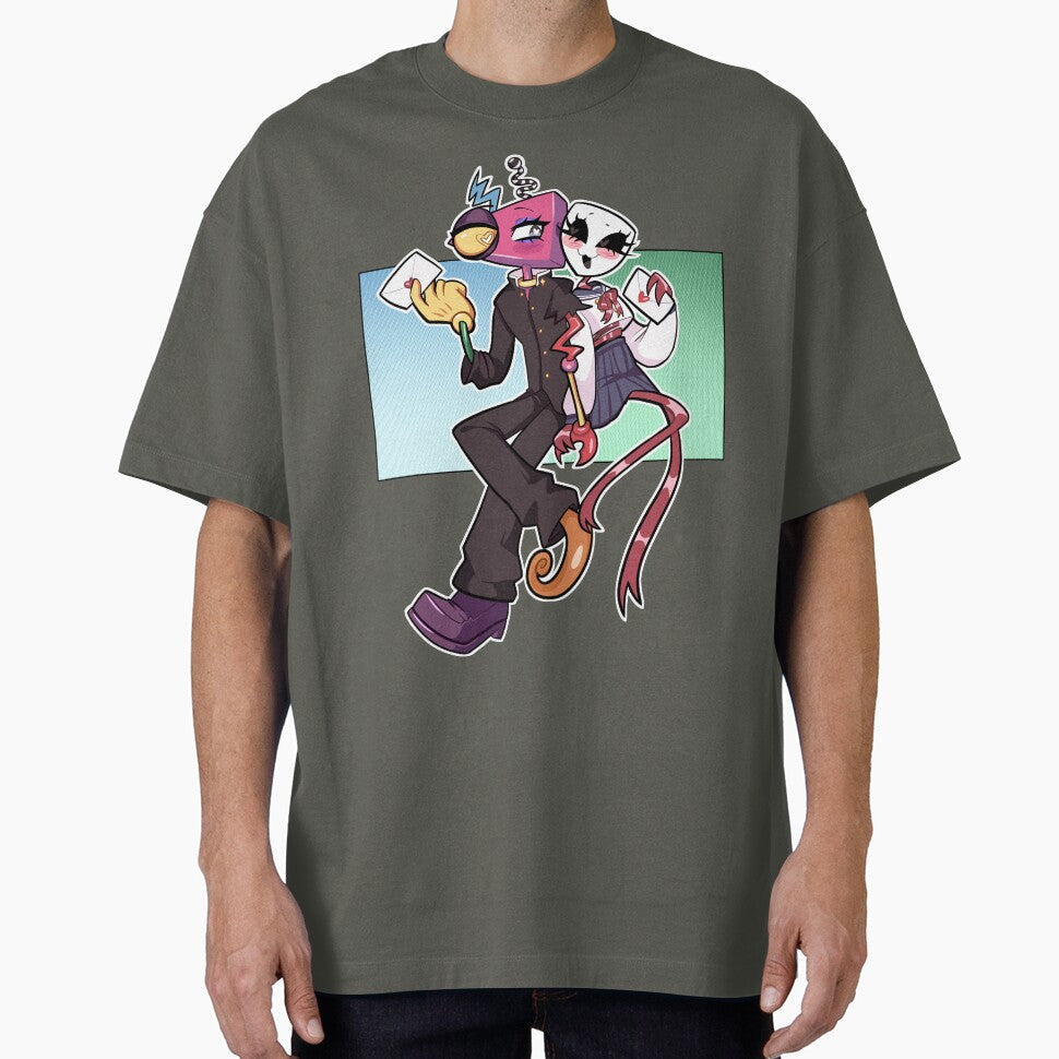 Doki Abstragedy by BemusedPan Unisex T-shirt, Sweatshirt, Hoodie, Long Sleeve Tee - T-Shirt, Sweatshirt, Hoodie