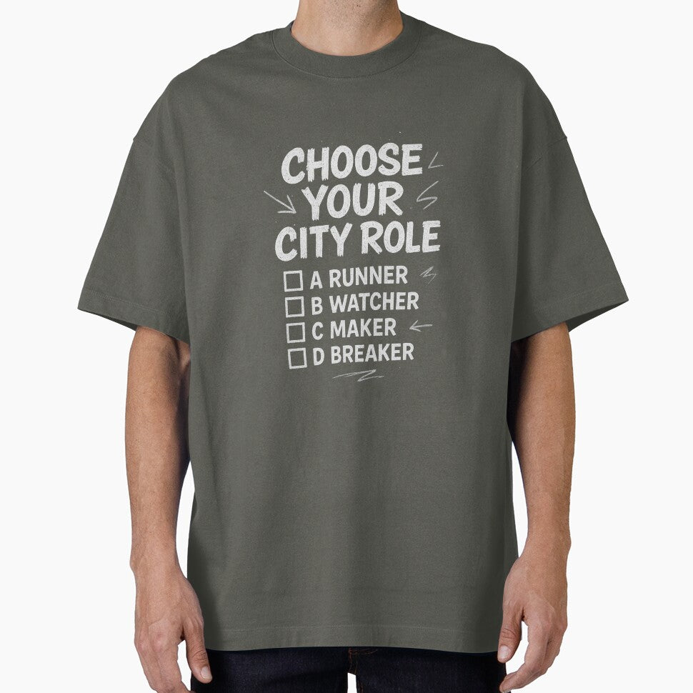 CHOOSE YOUR CITY ROLE by KingzWorld Unisex T-shirt, Sweatshirt, Hoodie, Long Sleeve Tee - T-Shirt, Sweatshirt, Hoodie