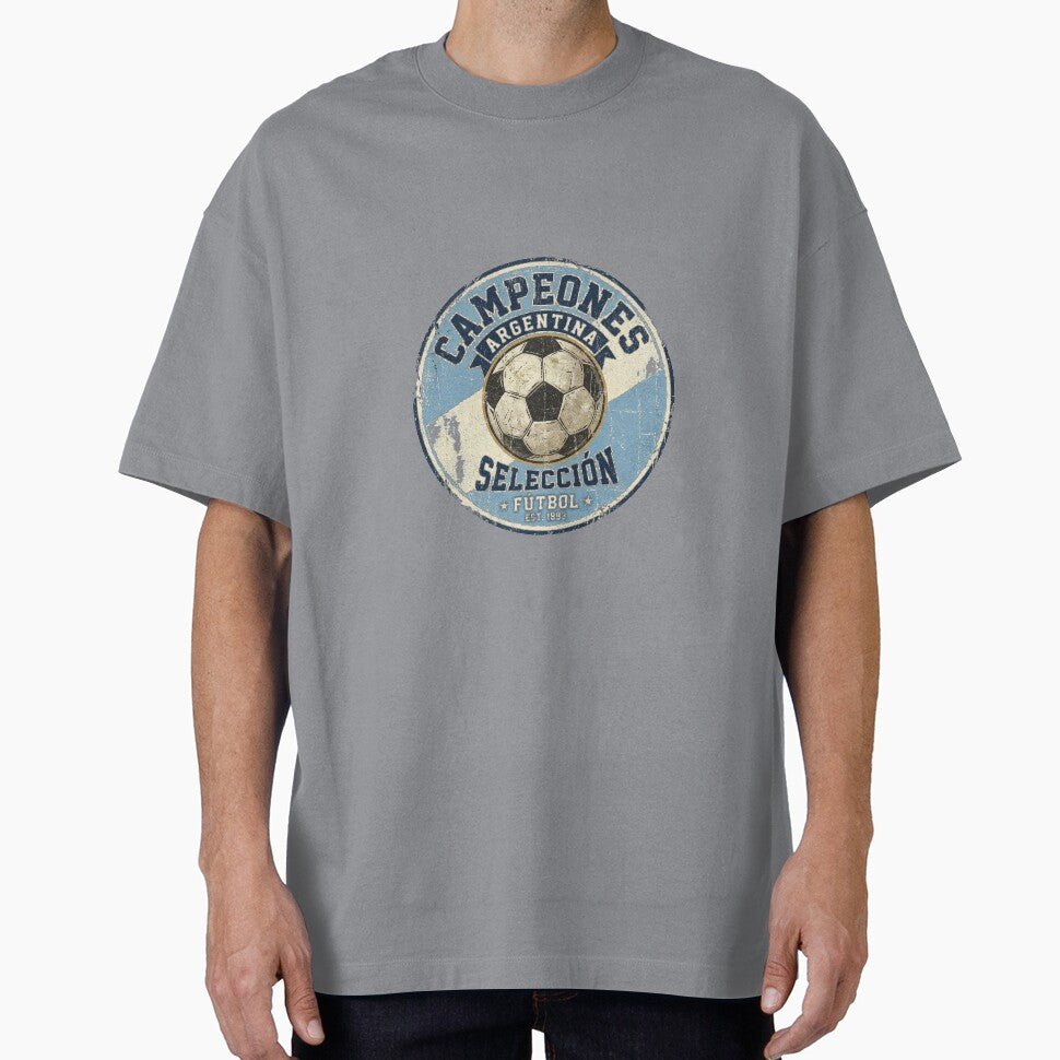 Campeones Argentina Futbol Tee by Fankickstore Unisex T-shirt, Sweatshirt, Hoodie, Long Sleeve Tee - T-Shirt, Sweatshirt, Hoodie