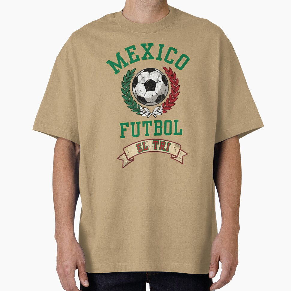 Mexico Futbol El Tri Vintage Retro Soccer Fan by laughingshirts Unisex T-shirt, Sweatshirt, Hoodie, Long Sleeve Tee - T-Shirt, Sweatshirt, Hoodie