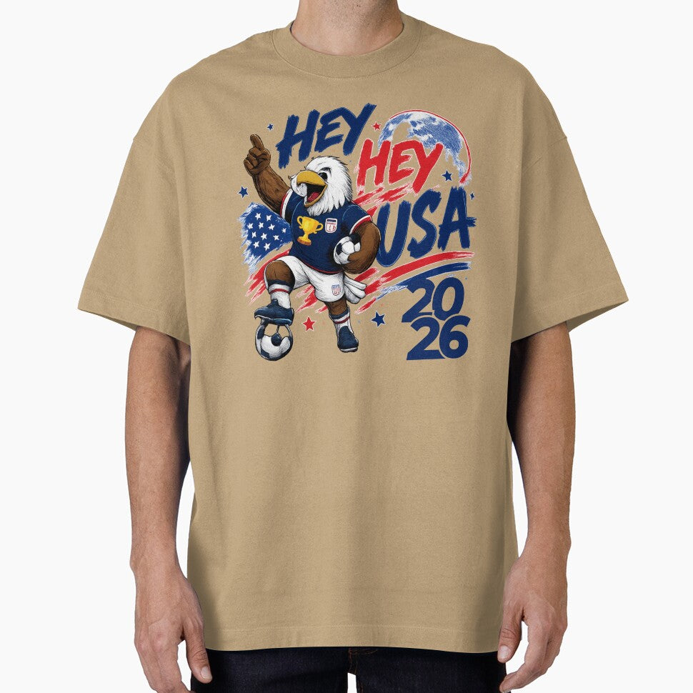 HEY HEY USA! by gomood Unisex T-shirt, Sweatshirt, Hoodie, Long Sleeve Tee - T-Shirt, Sweatshirt, Hoodie