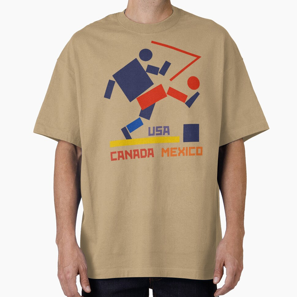 USA Canada Mexico  Geometric Goal Rush by CARPIO Creations Unisex T-shirt, Sweatshirt, Hoodie, Long Sleeve Tee - T-Shirt, Sweatshirt, Hoodie