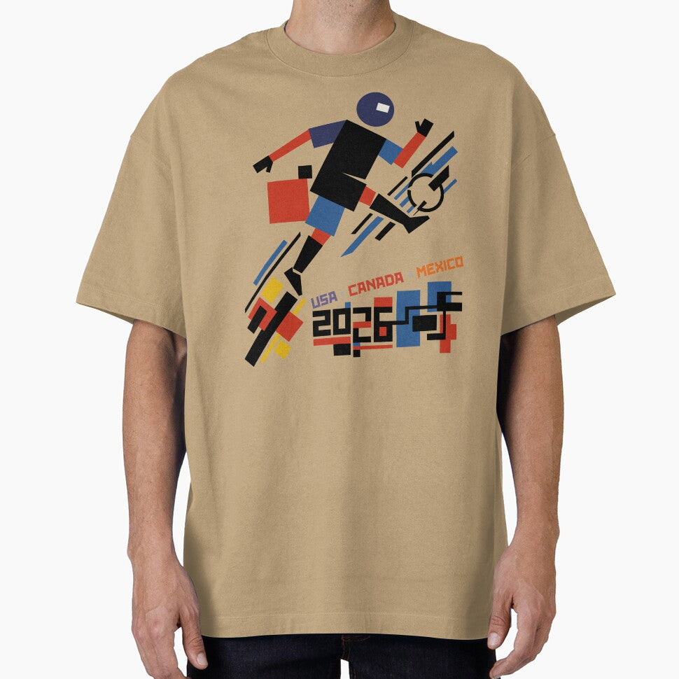 USA Canada Mexico 26  Geometric Soccer Revolution by CARPIO Creations Unisex T-shirt, Sweatshirt, Hoodie, Long Sleeve Tee - T-Shirt, Sweatshirt, Hoodie