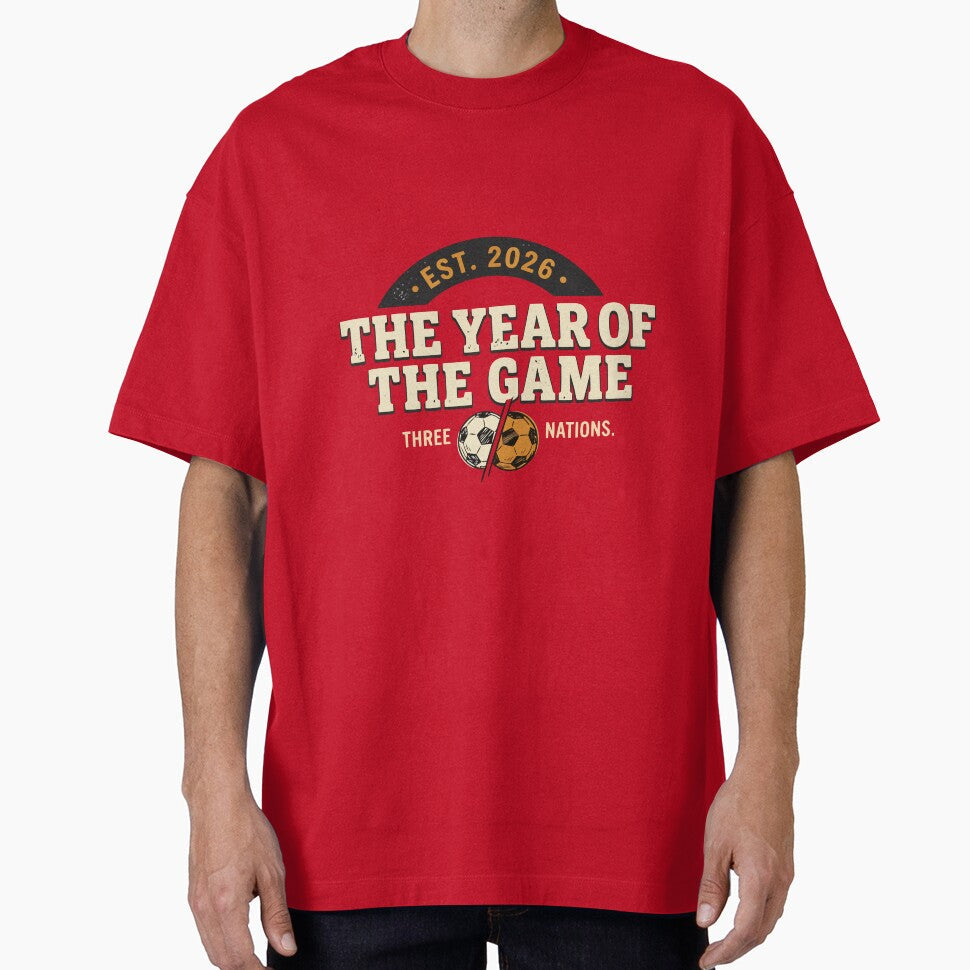 The Year of the Game 2026 by Amir Faysal Unisex T-shirt, Sweatshirt, Hoodie, Long Sleeve Tee - T-Shirt, Sweatshirt, Hoodie