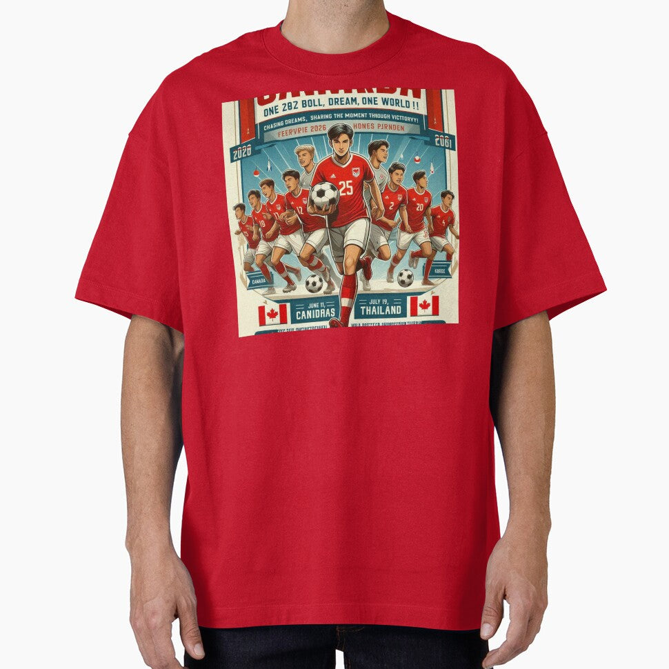 CANADAS WORLD SOCCER GLORY  TORONTO 2026 by PaintMeWorld Unisex T-shirt, Sweatshirt, Hoodie, Long Sleeve Tee - T-Shirt, Sweatshirt, Hoodie