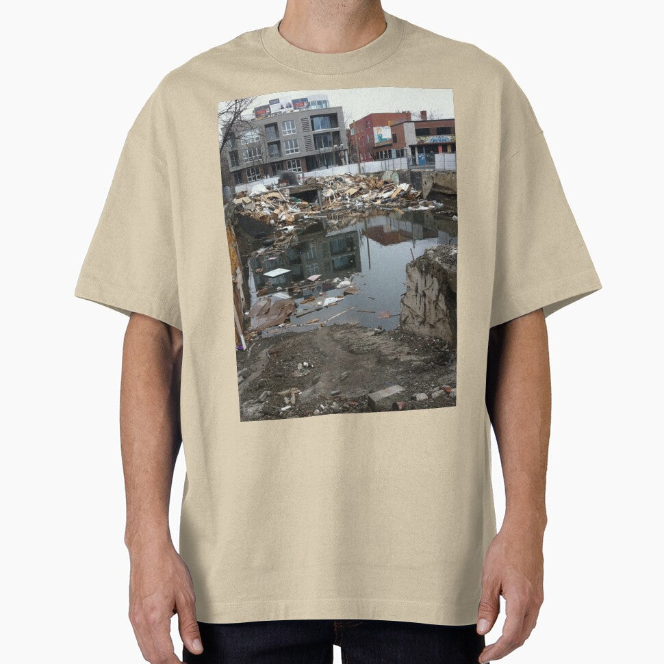 Filth Hole, Montreal by L J de Gara Unisex T-shirt, Sweatshirt, Hoodie, Long Sleeve Tee - T-Shirt, Sweatshirt, Hoodie
