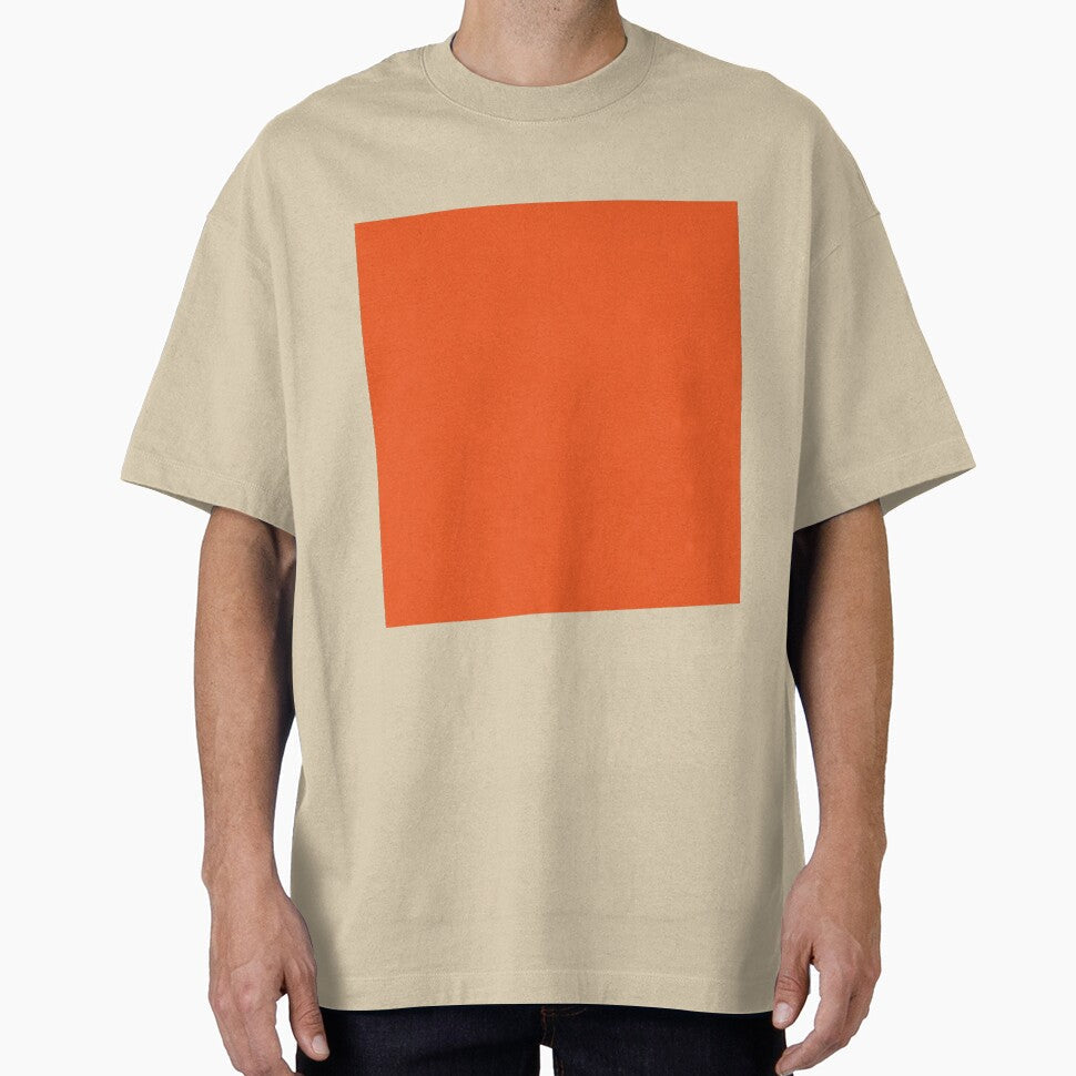 Plain Solid Color Vivid Orange (M80 Y100) by mimihuang creations Unisex T-shirt, Sweatshirt, Hoodie, Long Sleeve Tee - T-Shirt, Sweatshirt, Hoodie