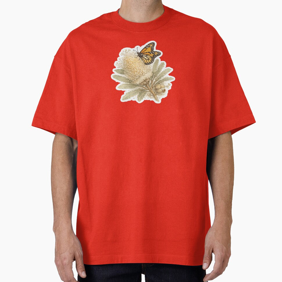 Butterfly Resting on Banksia by Trigart-art Unisex T-shirt, Sweatshirt, Hoodie, Long Sleeve Tee - T-Shirt, Sweatshirt, Hoodie