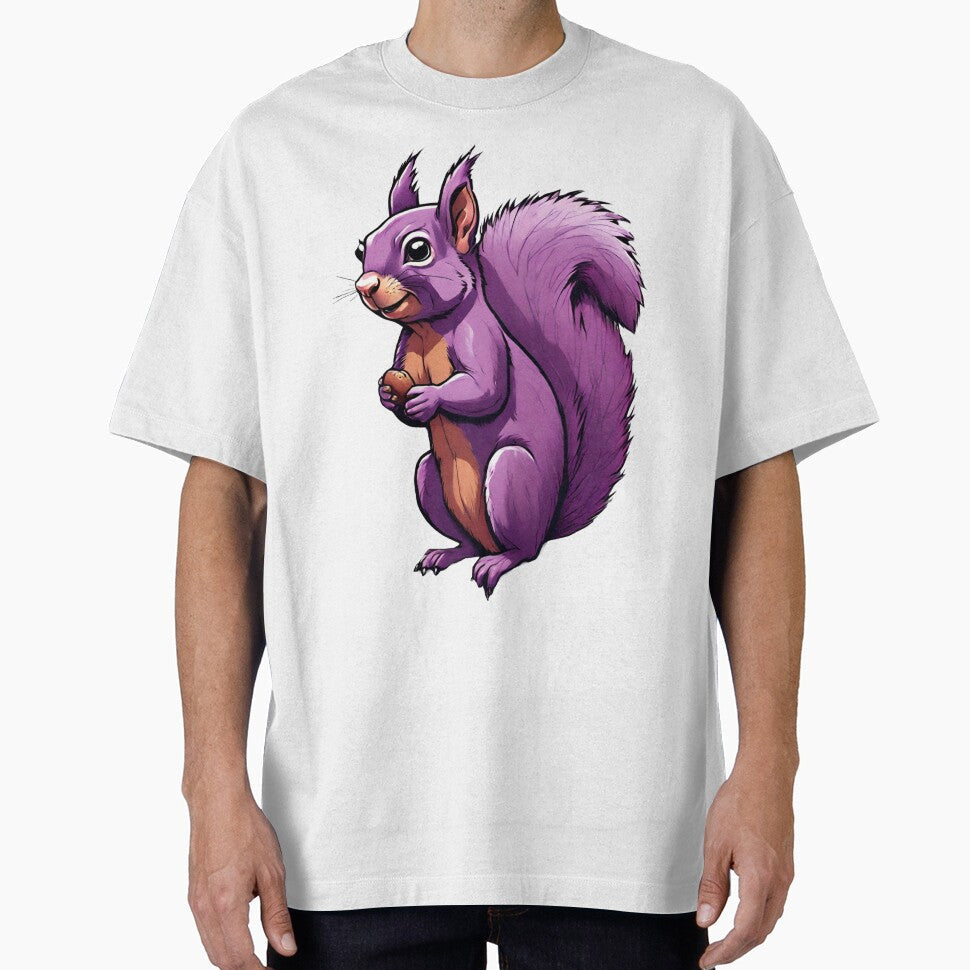 A squirrel sitting in a tree, purple in color. by Dudiudi Unisex T-shirt, Sweatshirt, Hoodie, Long Sleeve Tee - T-Shirt, Sweatshirt, Hoodie