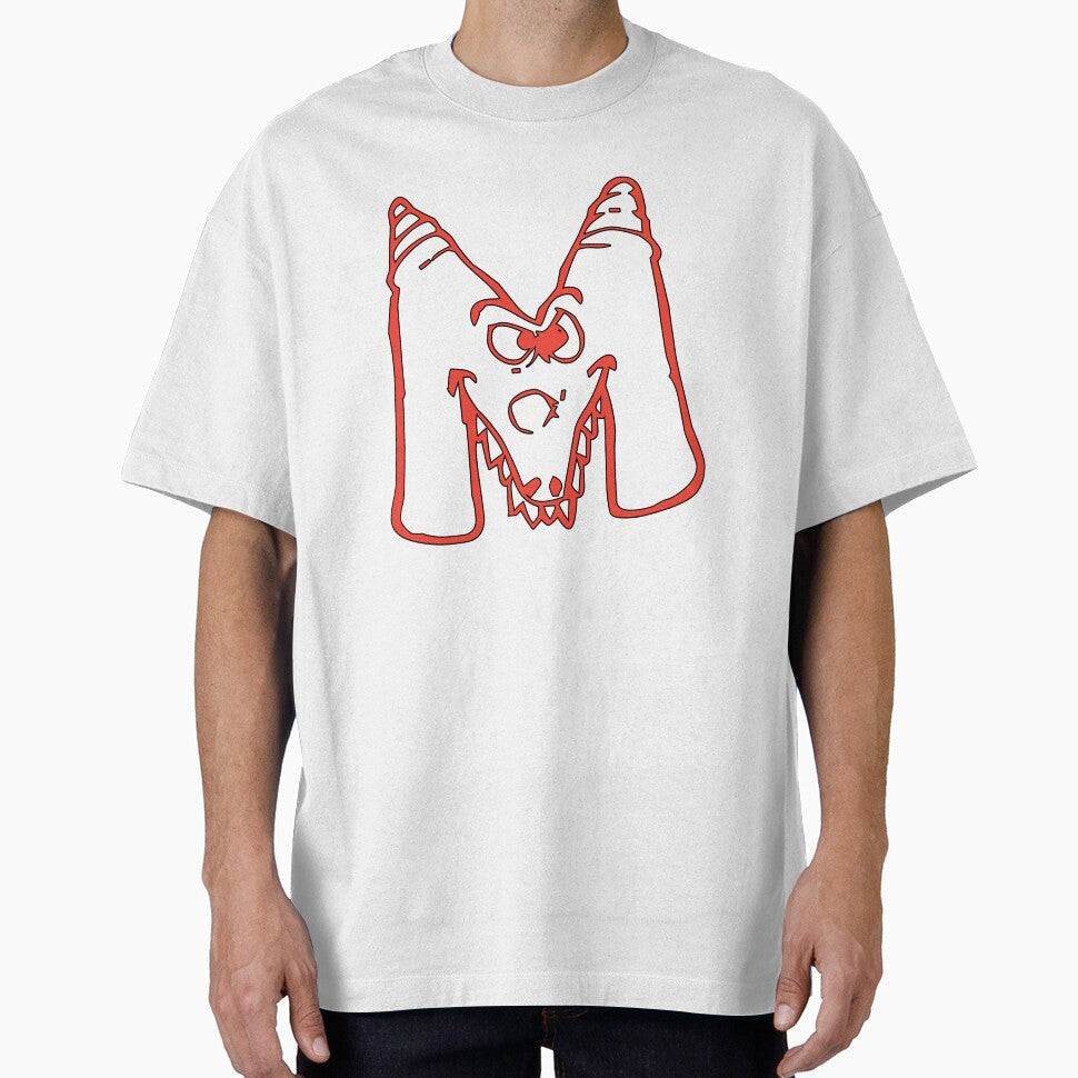 Scary Initial Monogram M by Rajeev  Singh Unisex T-shirt, Sweatshirt, Hoodie, Long Sleeve Tee - T-Shirt, Sweatshirt, Hoodie