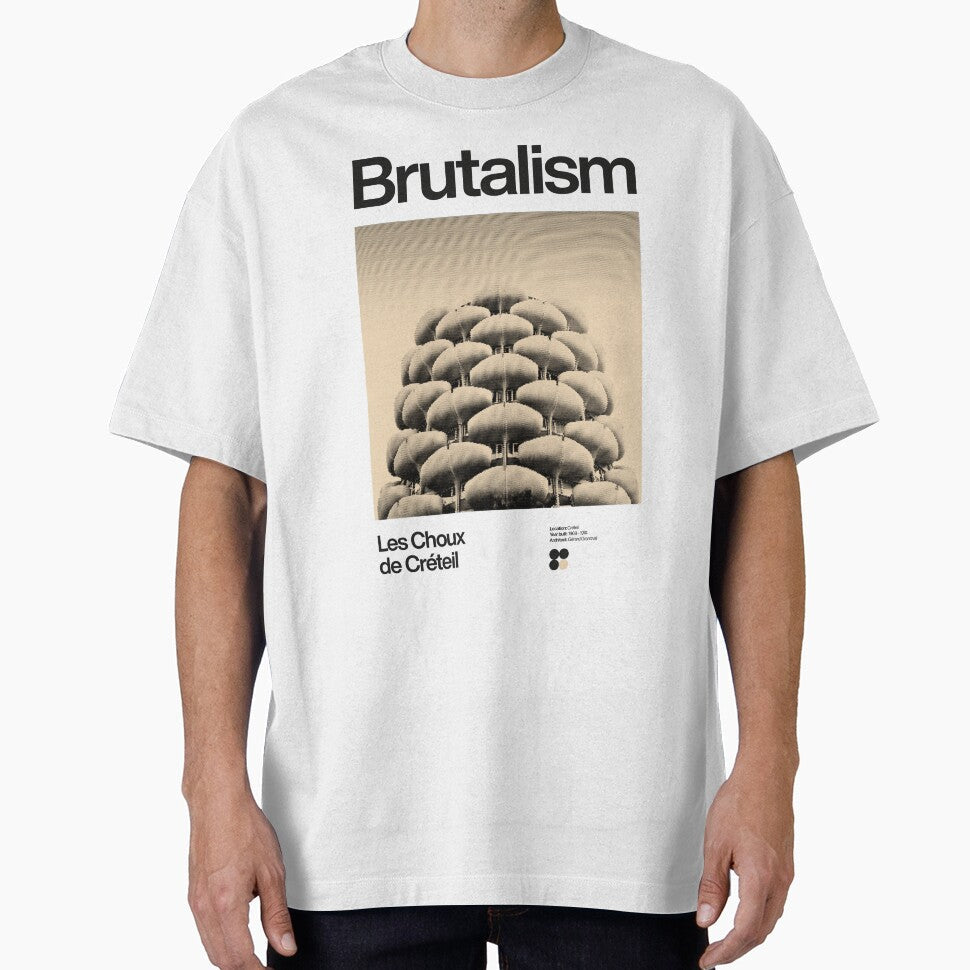 Brutalism - Les Choux de Crteil by Sub88 Studio Unisex T-shirt, Sweatshirt, Hoodie, Long Sleeve Tee - T-Shirt, Sweatshirt, Hoodie