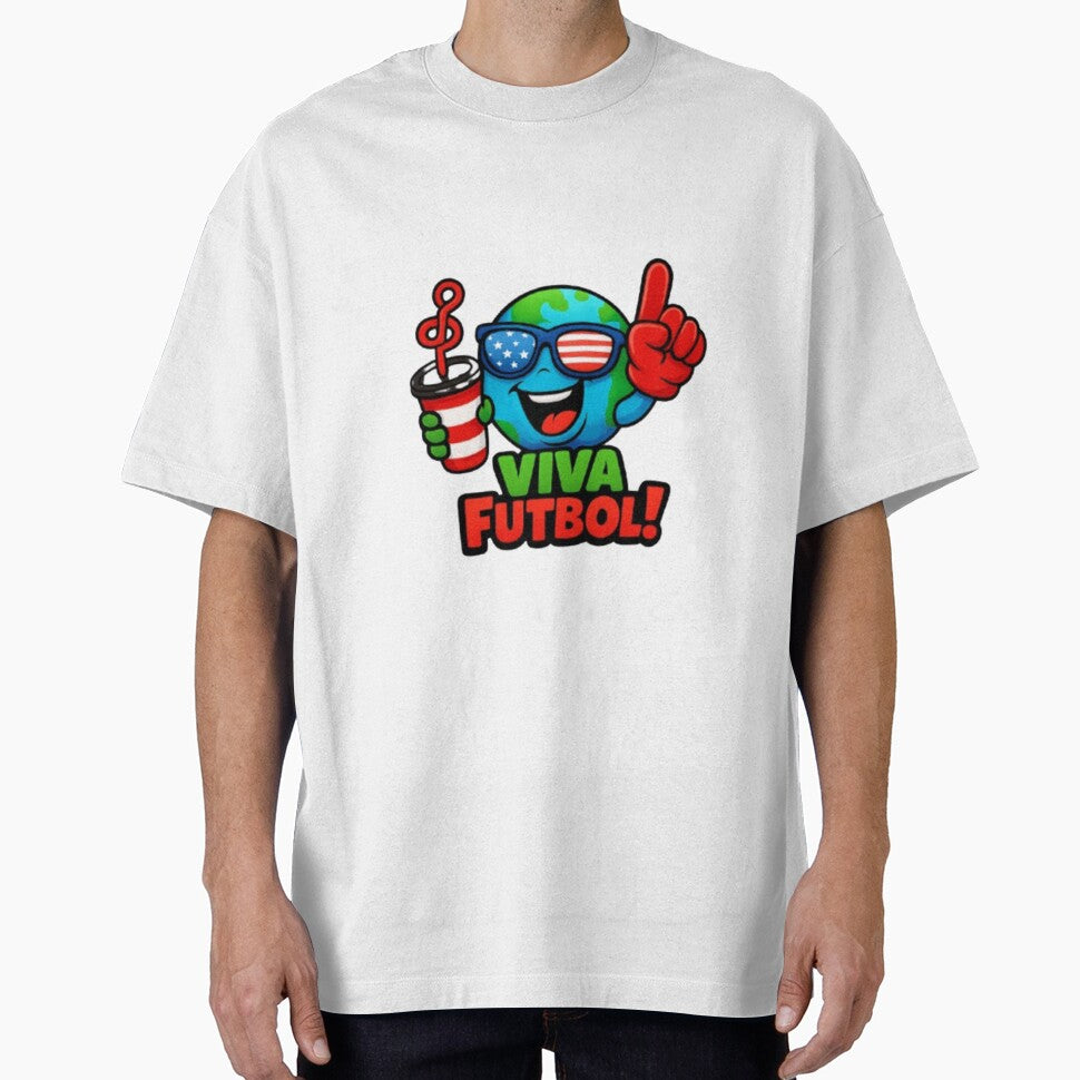 Viva Futbol Funny World Cup 2026 Soccer by Pixanova Unisex T-shirt, Sweatshirt, Hoodie, Long Sleeve Tee - T-Shirt, Sweatshirt, Hoodie