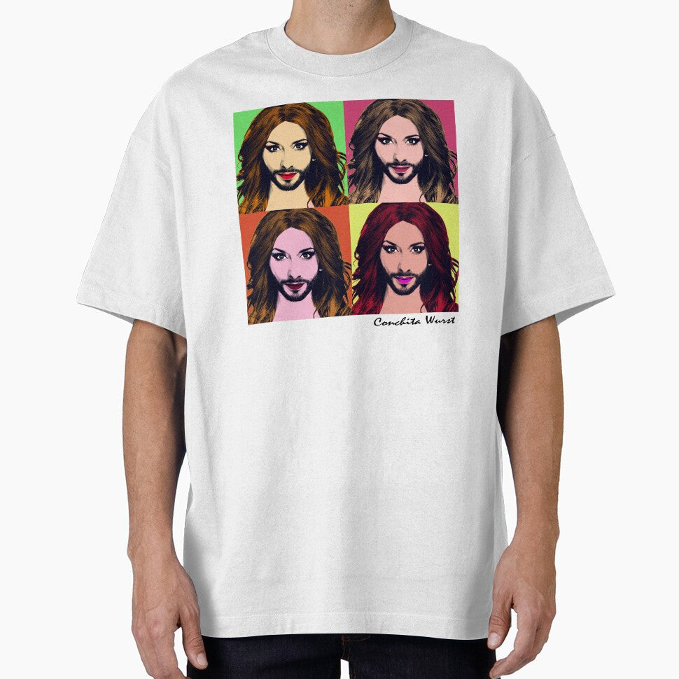 Conchita Wurst - Pop Art by lockwie Unisex T-shirt, Sweatshirt, Hoodie, Long Sleeve Tee - T-Shirt, Sweatshirt, Hoodie