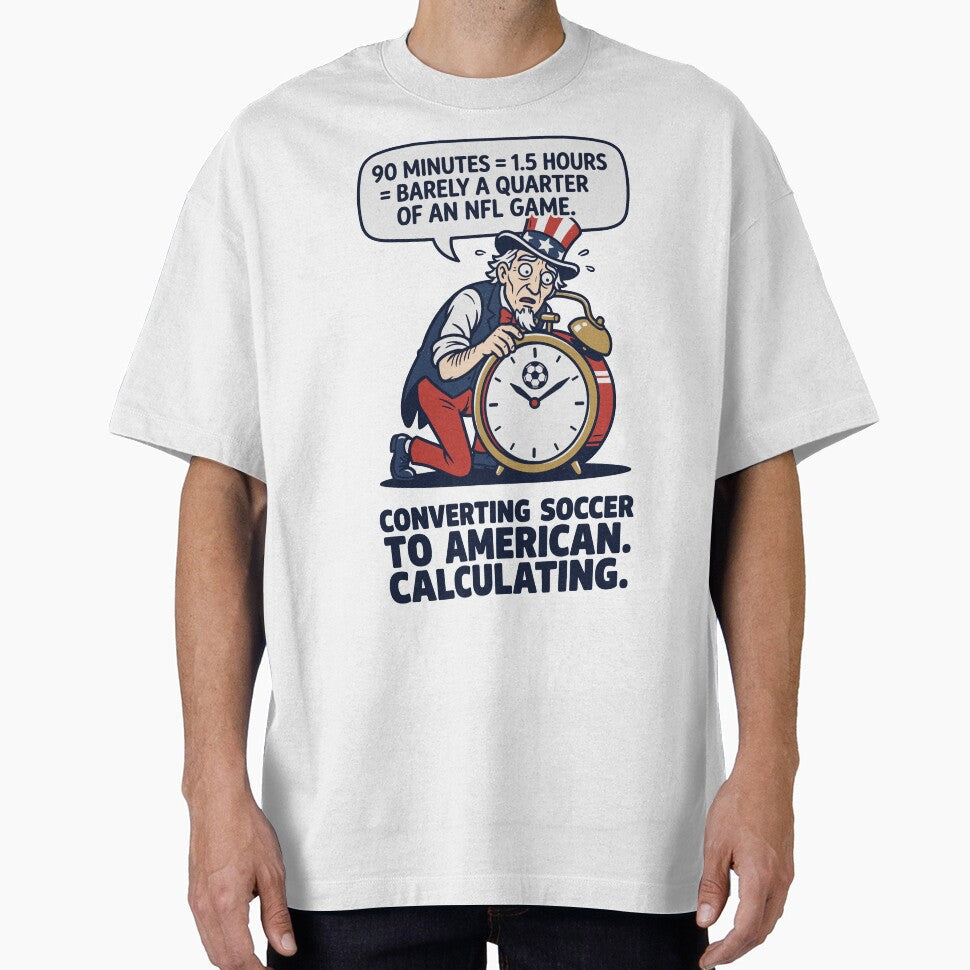 Converting Soccer to American  Calculating V2 by 1RSN Unisex T-shirt, Sweatshirt, Hoodie, Long Sleeve Tee - T-Shirt, Sweatshirt, Hoodie