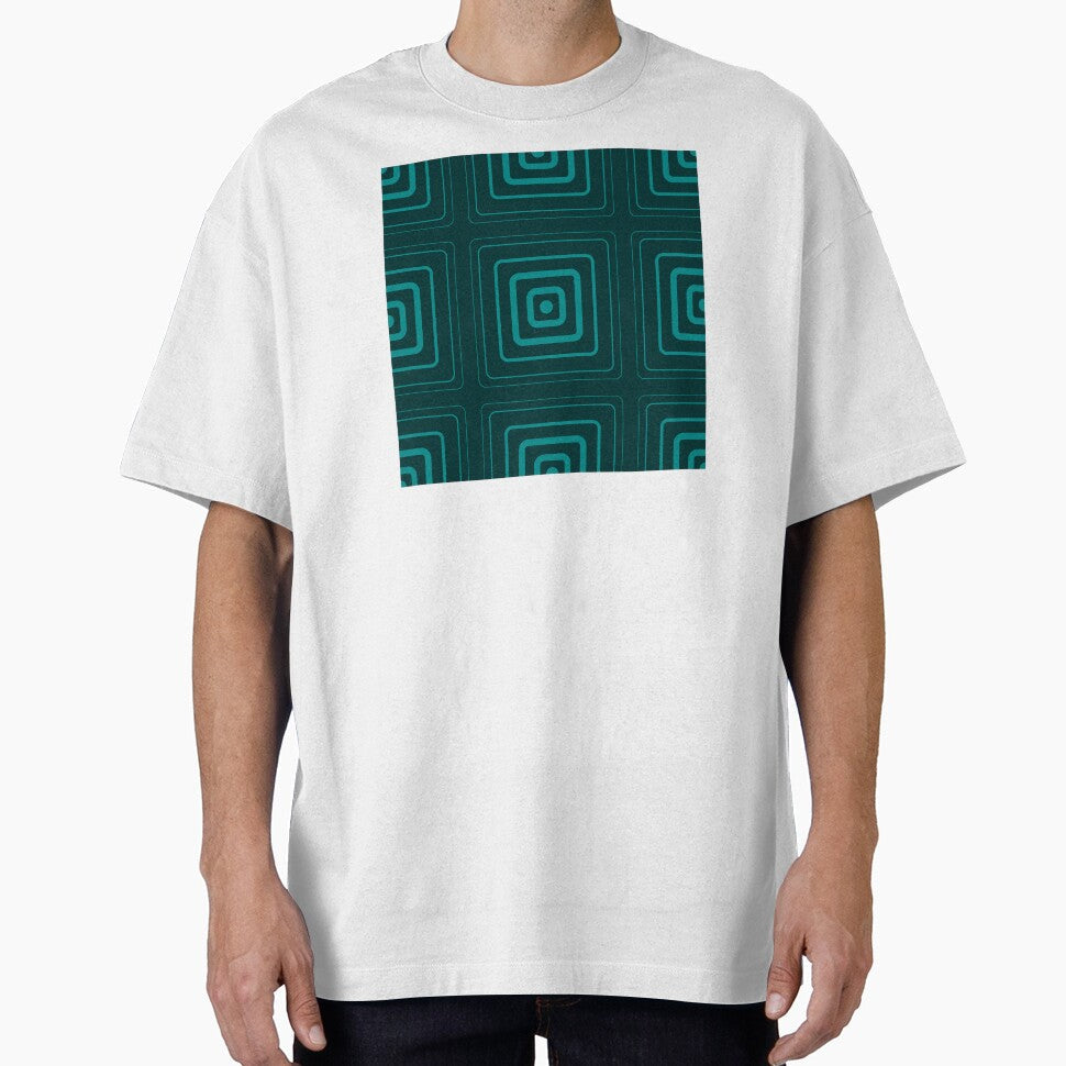 Nia Itto Gallery - Square blue 3 - by NIA ITTO GALLERY - Art of John Wyborn Unisex T-shirt, Sweatshirt, Hoodie, Long Sleeve Tee - T-Shirt, Sweatshirt, Hoodie