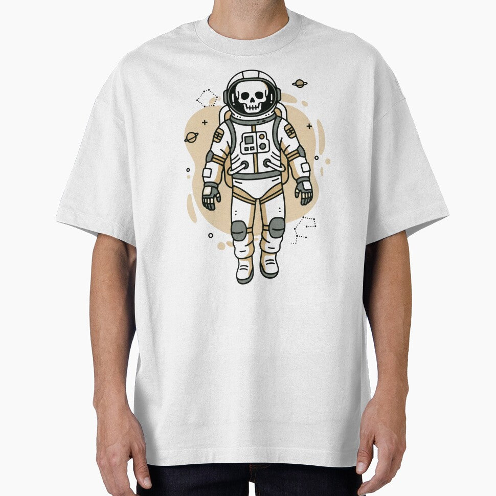ASTRONAUT | Minimalist Skeleton Streetwear Art by DEADLINE. Unisex T-shirt, Sweatshirt, Hoodie, Long Sleeve Tee - T-Shirt, Sweatshirt, Hoodie