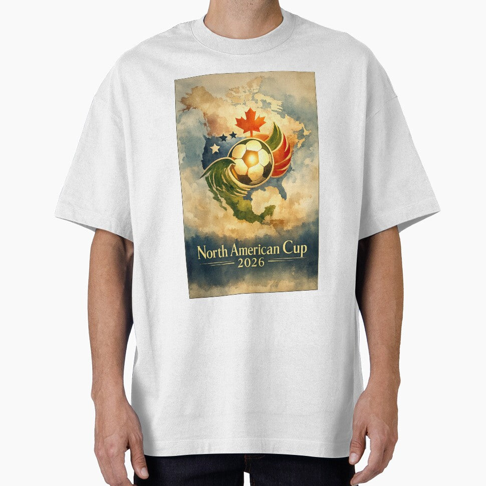 North American Cup 2026 Poster by BrickByDream Unisex T-shirt, Sweatshirt, Hoodie, Long Sleeve Tee - T-Shirt, Sweatshirt, Hoodie