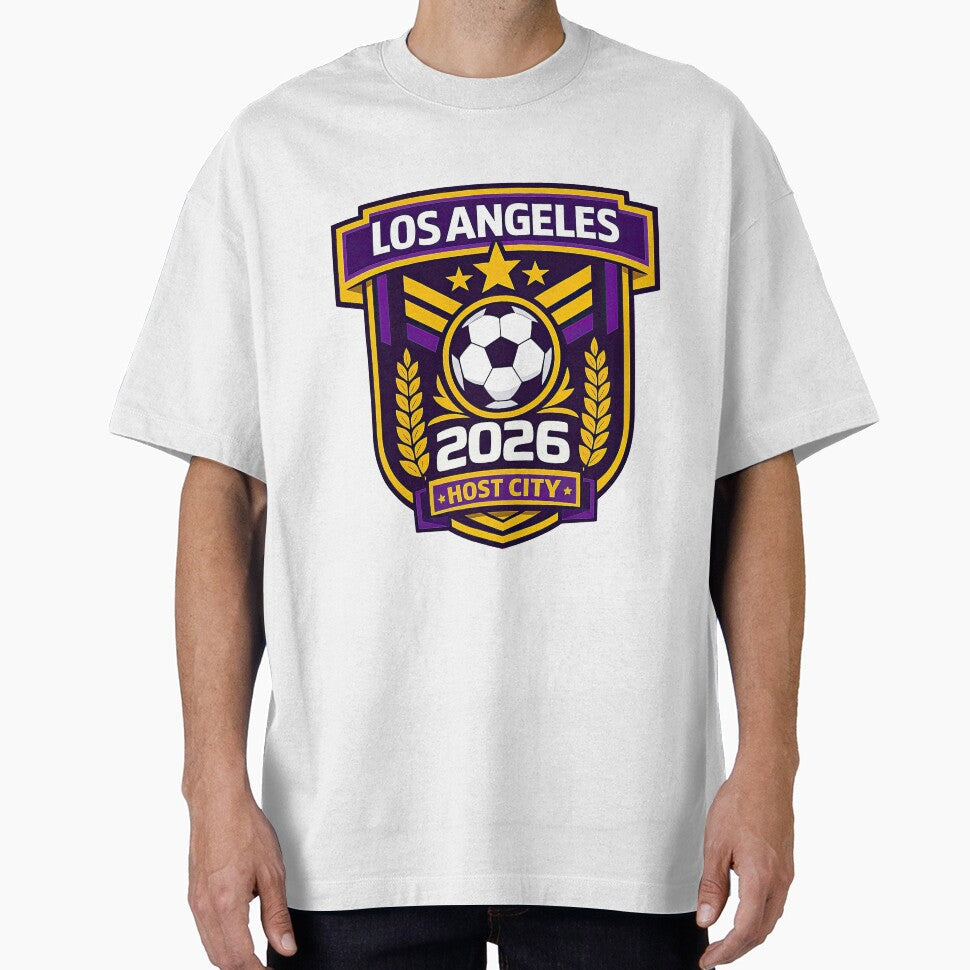 Los Angeles 2026 World Cup Host City Logo by BrickByDream Unisex T-shirt, Sweatshirt, Hoodie, Long Sleeve Tee - T-Shirt, Sweatshirt, Hoodie