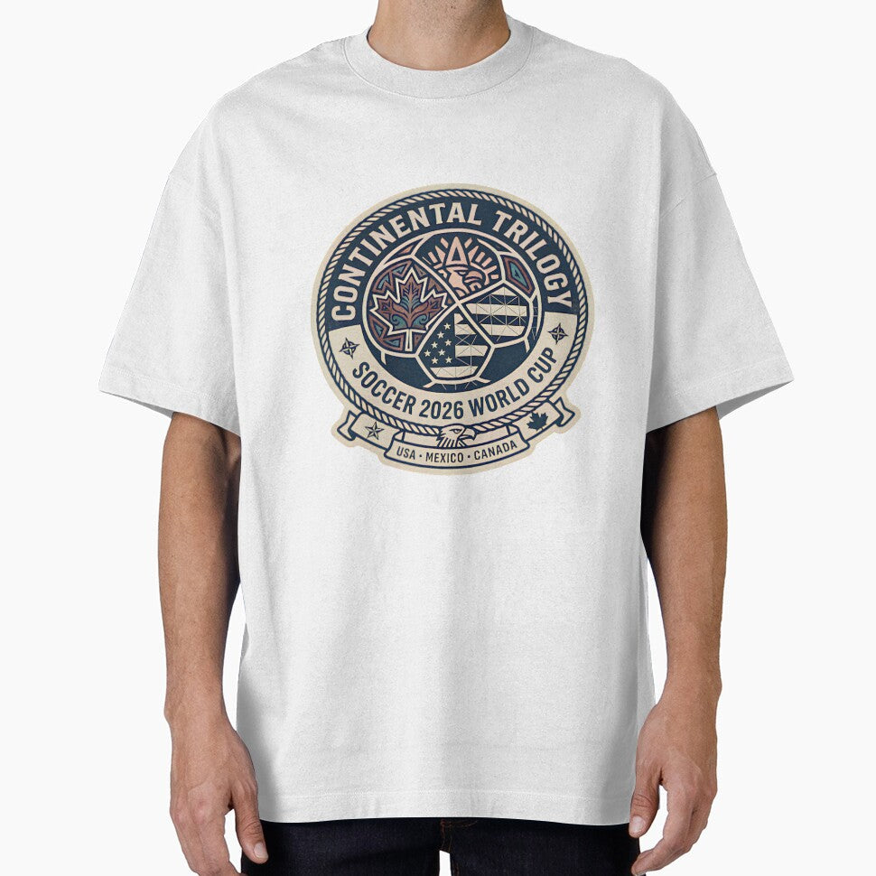 Continental Trilogy Soccer 2026 World Cup by Shopy-24.online Unisex T-shirt, Sweatshirt, Hoodie, Long Sleeve Tee - T-Shirt, Sweatshirt, Hoodie