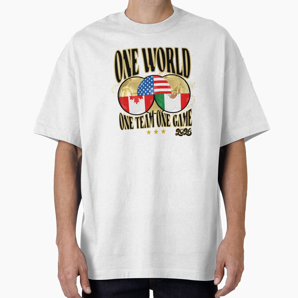 One world one game 2026 by InasTees Unisex T-shirt, Sweatshirt, Hoodie, Long Sleeve Tee - T-Shirt, Sweatshirt, Hoodie