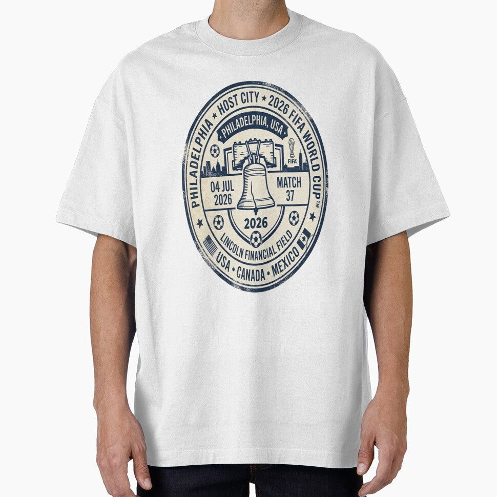 Philadelphia 2026 Host Vintage Stamp Soccer Tee Collection by CVelli382 Unisex T-shirt, Sweatshirt, Hoodie, Long Sleeve Tee - T-Shirt, Sweatshirt, Hoodie